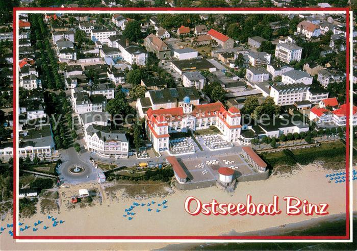 Binz Ruegen Fliegeraufnahme Teilansicht