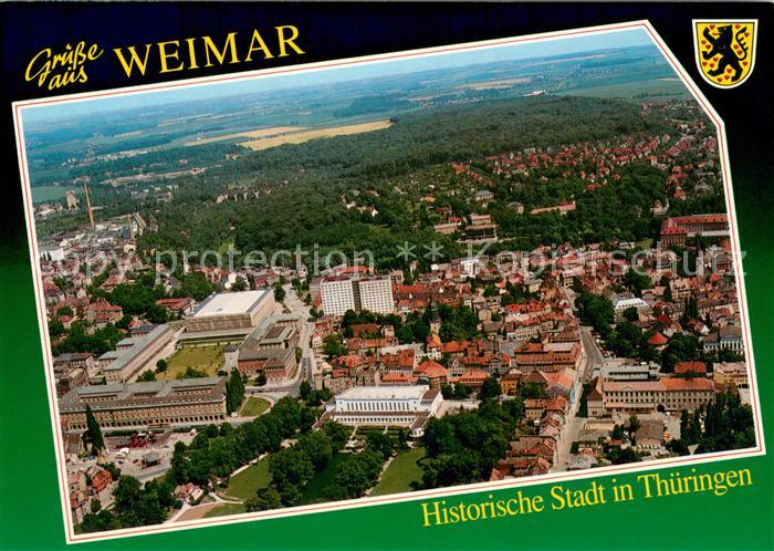 Weimar Thueringen Fliegeraufnahme Teilansicht