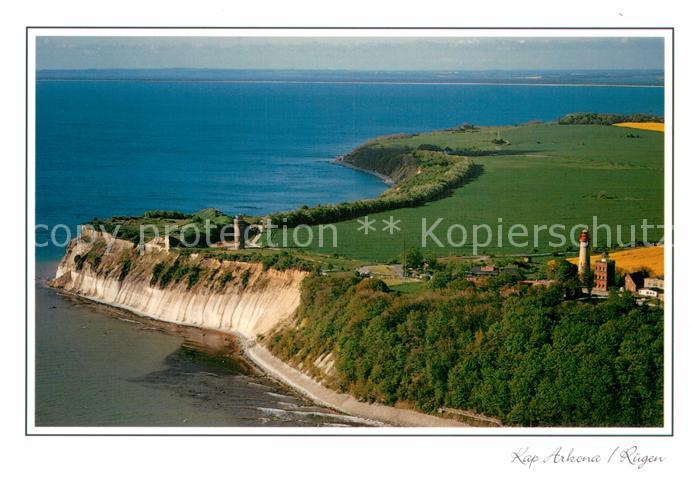 Kap Arkona Fliegeraufnahme Ruegen Kueste