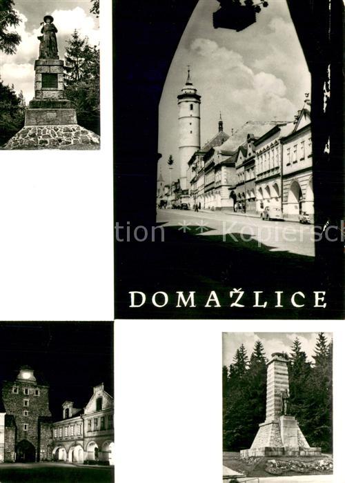 Domazlice CZ Teilansichten Denkmaeler