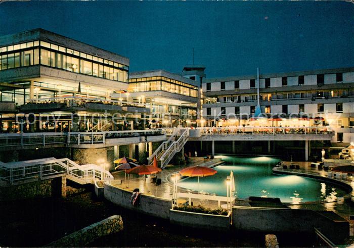 Porec Hotel Delfin Bei Nacht Pool