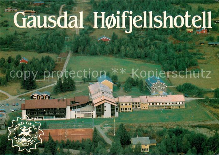 Gausa Iceland Fliegeraufnahme Gausdal Hoifjellshotel