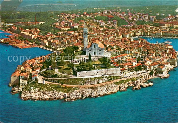 Rovinj Rovigno Istrien Fliegeraufnahme
