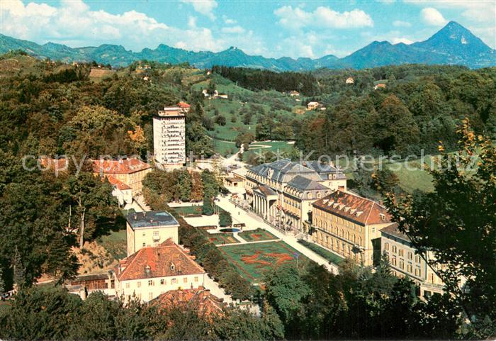 Rogaska Slatina Teilansicht m. Bergpanorama