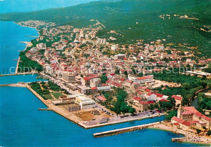Crikvenica Kroatien Fliegeraufnahme Gesamtansicht Panorama