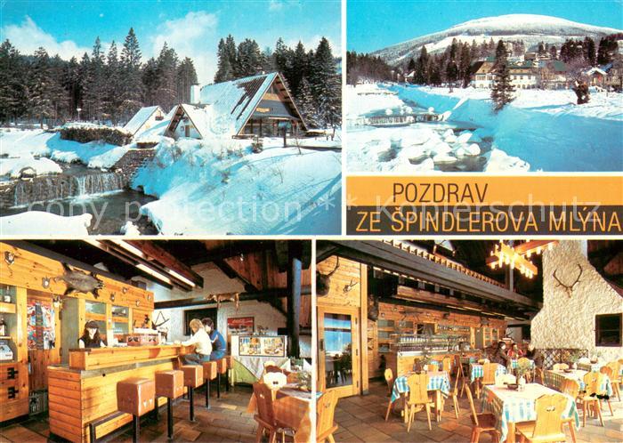 Riesengebirge Krkonose Karkonosze Stylova restaurace Myslivna u Divcich Lavek