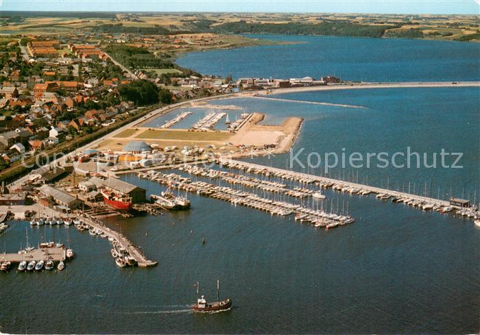 Struer Fliegeraufnahme Hafen