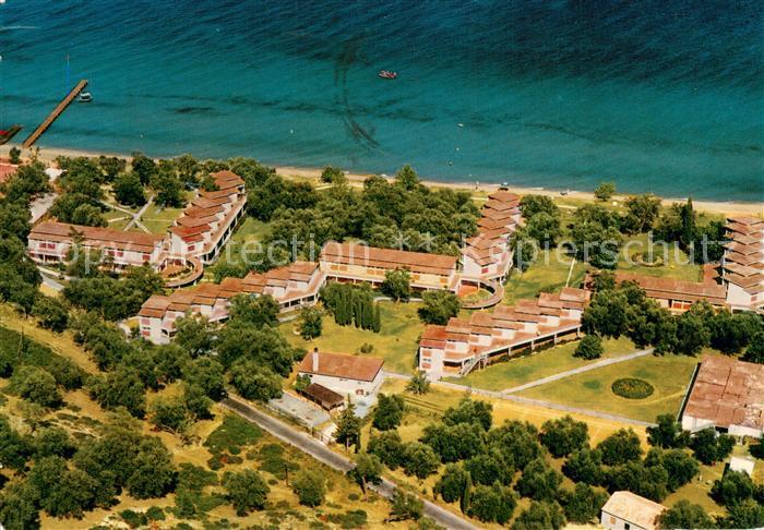 Corfou Fliegeraufnahme Hotel Miramare