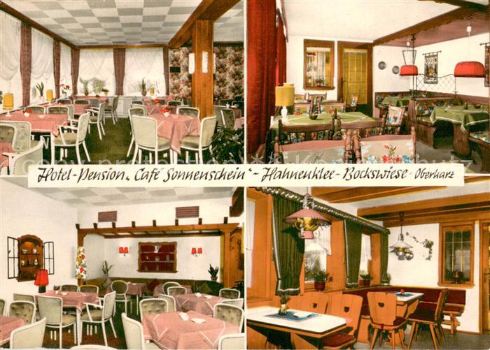 Hahnenklee-Bockswiese Harz Hotel-Pension Cafe Sonnenschein Innenansichten