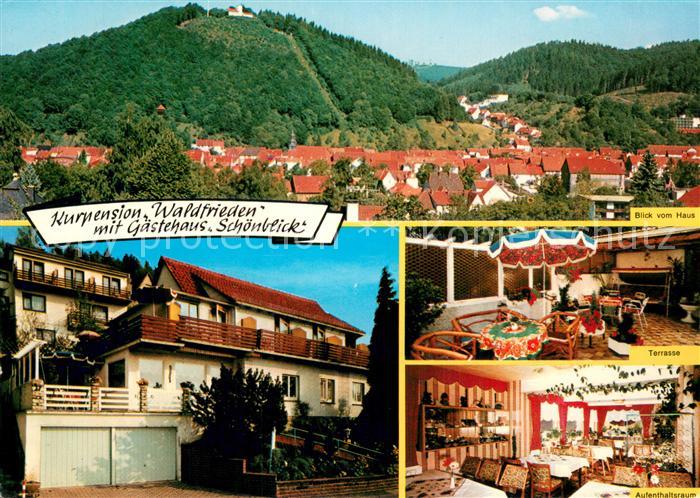 Bad Lauterberg Kurpension Waldfrieden Gaestehaus Schoenblick