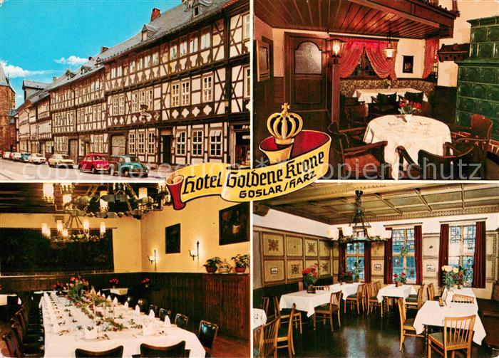 GOSLAR Harz Niedersachsen Hotel Goldene Krone Fachwerkhaus