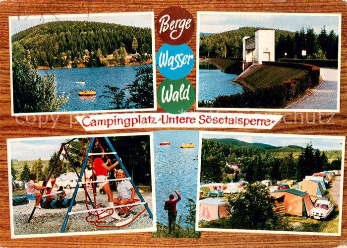Osterode Harz Campingplatz Untere Soesetalsperre