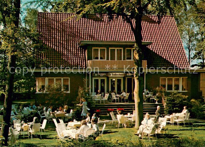 Schneverdingen Cafe De Kaffeestuss Terrassenansicht