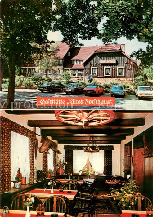 Braunlage Harz Gaststaette Altes Forsthaus