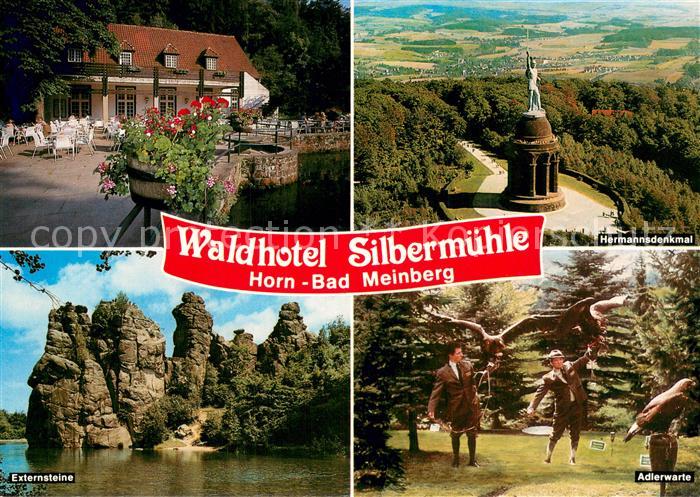 Horn-Bad Meinberg Waldhotel Silbermuehle Externsteine Adlerwarte Hermannsdenkmal
