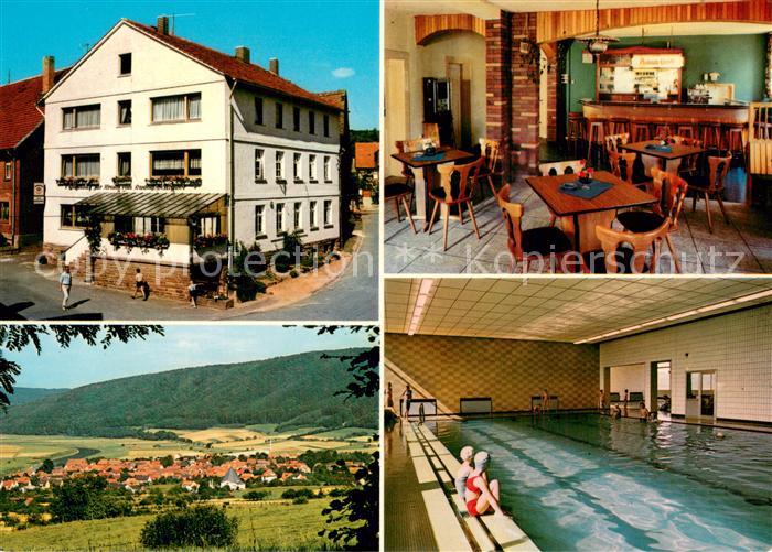 Oberweser Hessen Gasthaus Zur Krone Hallenbad