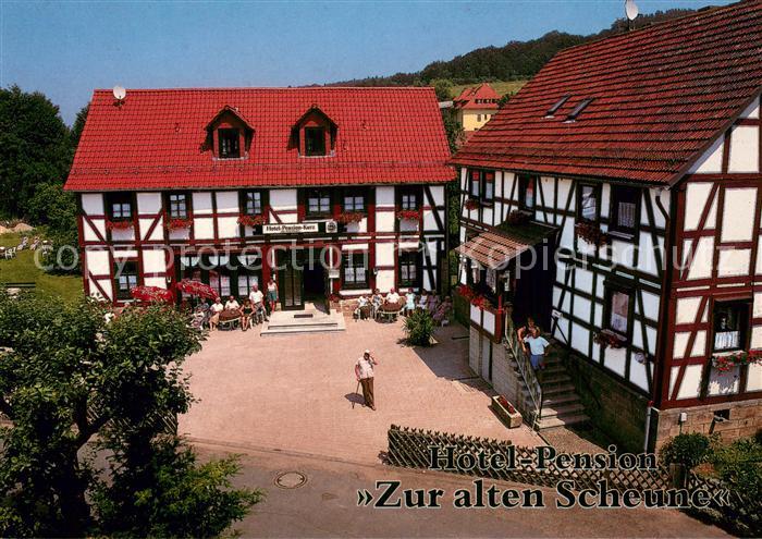 Knuellwald Hotel-Pension Zur alten Scheune Fachwerkhaeuser
