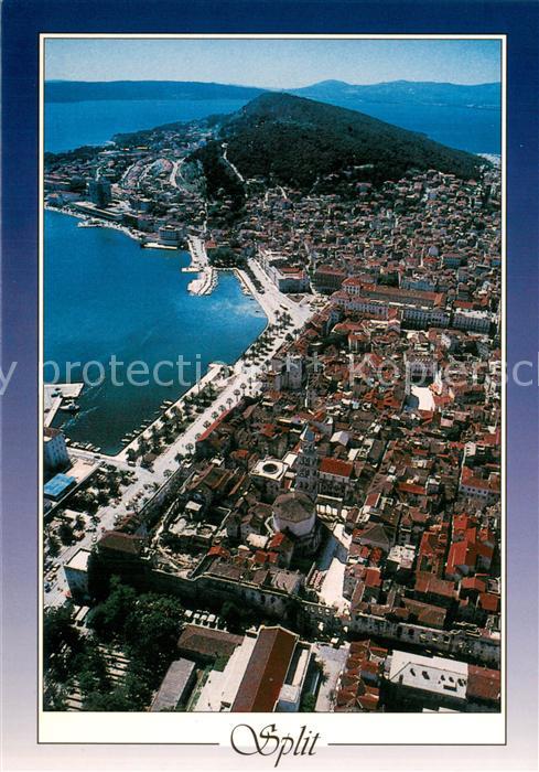 Split Spalato Fliegeraufnahme Panorama