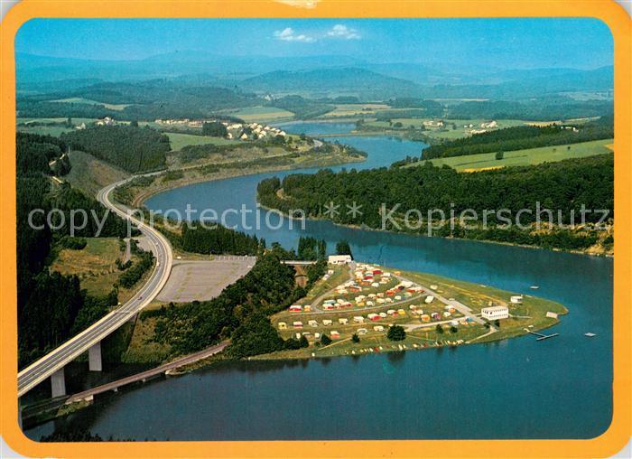 Biggesee Fliegeraufnahme Erholungsanlage Kirchesohl