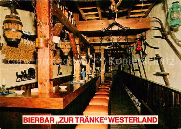 Westerland Sylt Bierbar Zur Traenke Theke