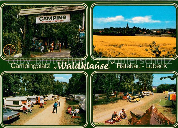 Ratekau Campingplatz Waldklause Rapsfelder