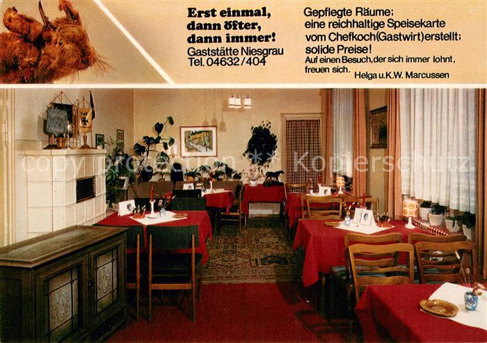 Niesgrau Gaststaette Niesgrau Gastraum