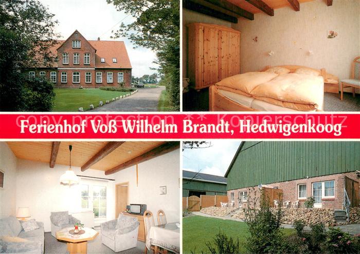 Hedwigenkoog Ferienhof Voss Wilhelm Brandt Fremdenzimmer Ferienwohnung