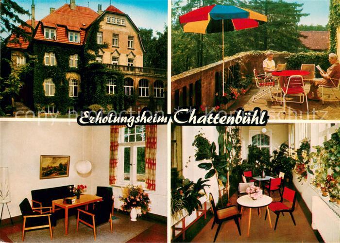 Hann. Muenden Erholungsheim Chattenbuehl Gastraum Terrasse
