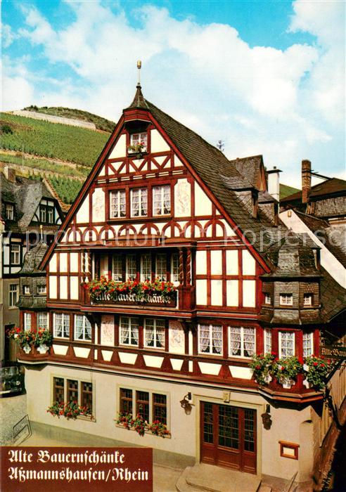 Assmannshausen Alte Bauernschaenke Fachwerkhaus