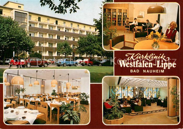 Bad Nauheim Kurklinik Westfalen Lippe Aufenthaltsraum Restaurant