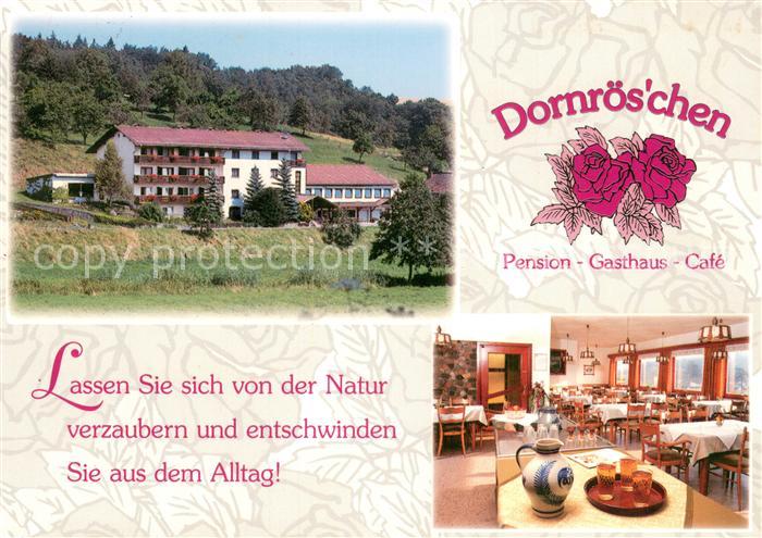 Hoechst Odenwald Pension Gasthaus Cafe Dornroeschen