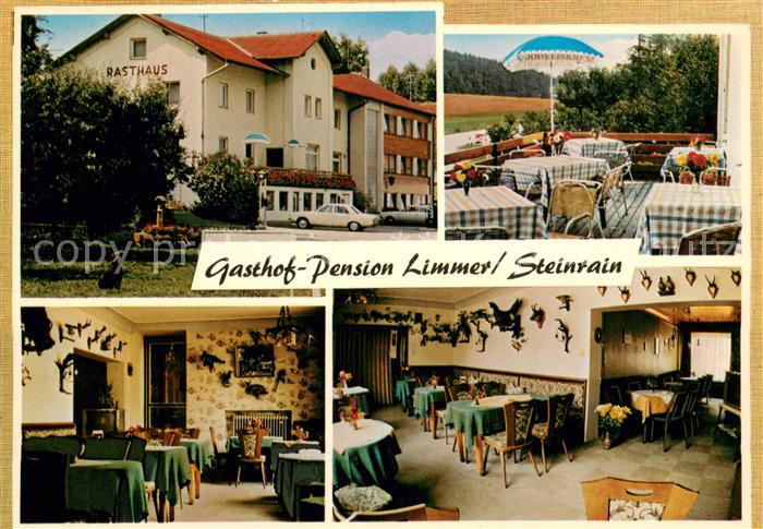 Steinrain Gasthof Pension Limmer Gaststube Terrasse
