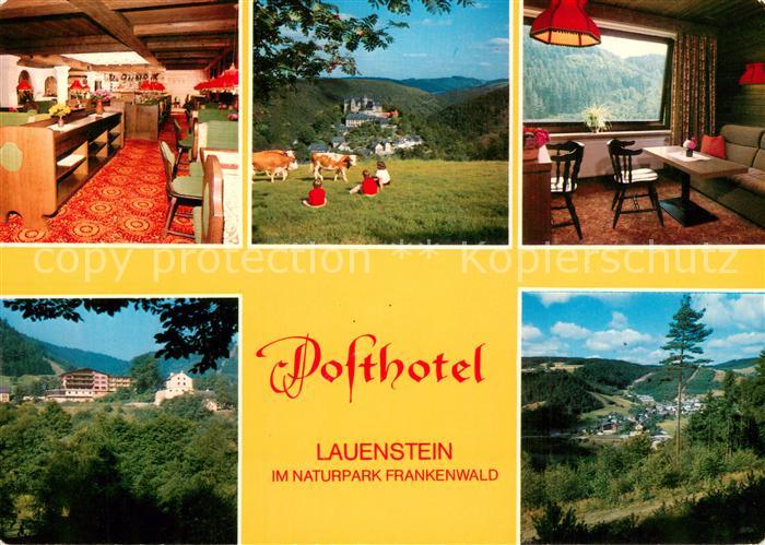 Lauenstein Oberfranken Posthotel Restaurant Rezeption Landschaftspanorama Naturp