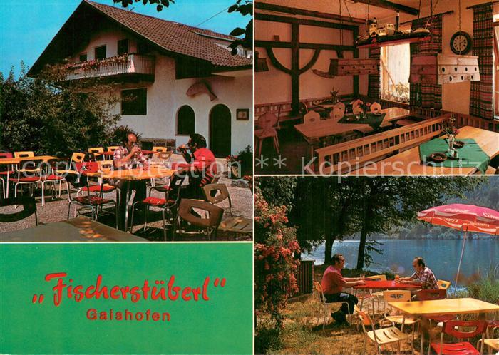 Gaishofen Gasthof Pension Fischerstueberl Gaststube Terrasse