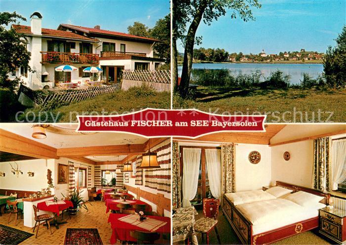 Bad Bayersoien Gaestehaus Fischer am See Restaurant Fremdenzimmer