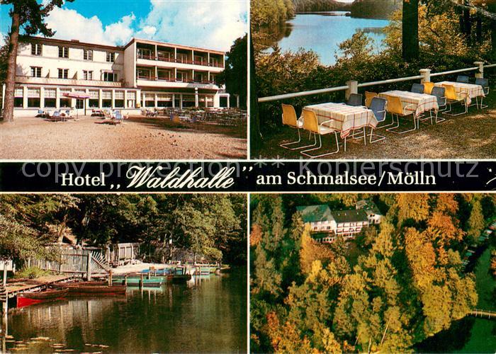 Moelln Lauenburg Hotel Waldhalle am Schmalsee Cafegarten Bootsverleih Fliegerau