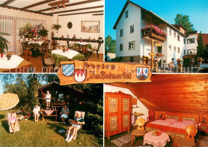 Heigenbruecken Pension Im Hainertal Gaststube Fremdenzimmer Garten