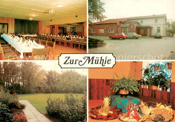 Nienborstel Gasthof zur Muehle Festsaal Garten