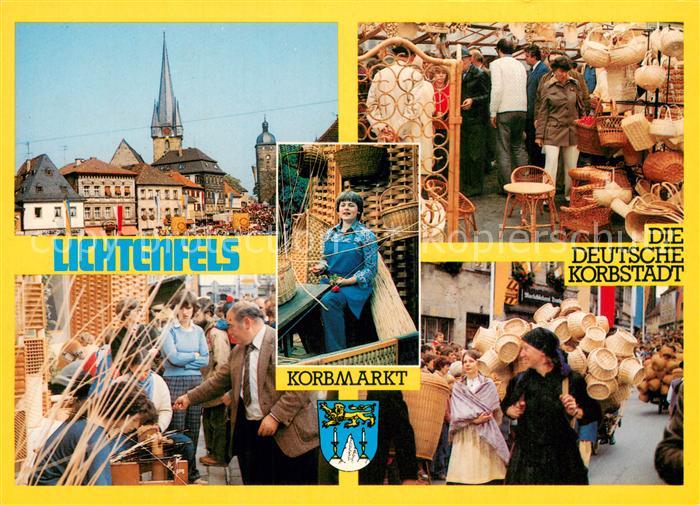 Lichtenfels Bayern Marktplatz Kirche Korbmarkt