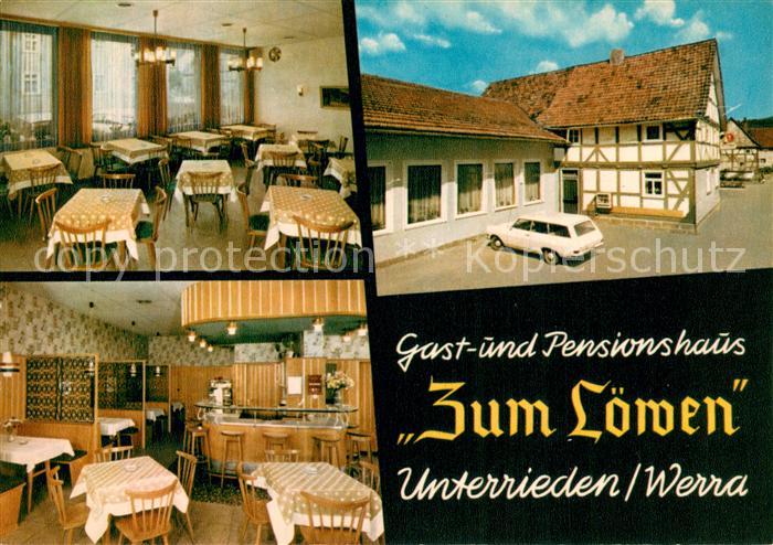 Unterrieden Witzenhausen Gasthaus Pension zum Loewen Gastraum