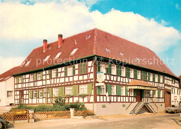 Kork Kehl Ortenaukreis BW Gasthaus Ochsen Fachwerkhaus