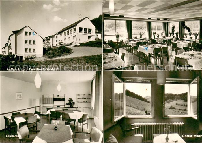 Usseln Familienferienheim Clubraum Speisesaal Gaestezimmer