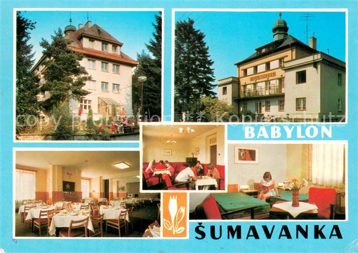 Babylon Babilon CZ Zotavovna ROH Sumavanka Hotel Restaurant