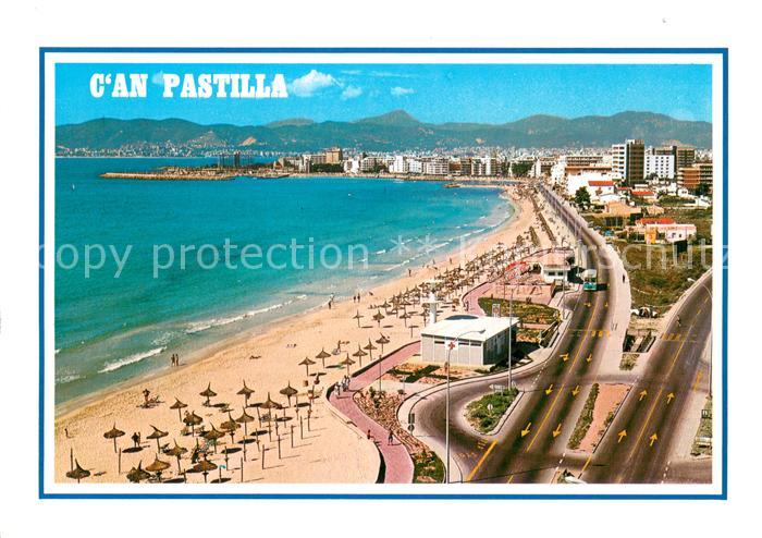 Can Pastilla Palma de Mallorca Kuestenpanorama Strand