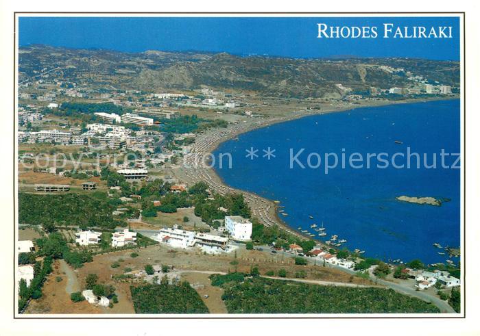 Faliraki Rhodos Panorama Kuestenort