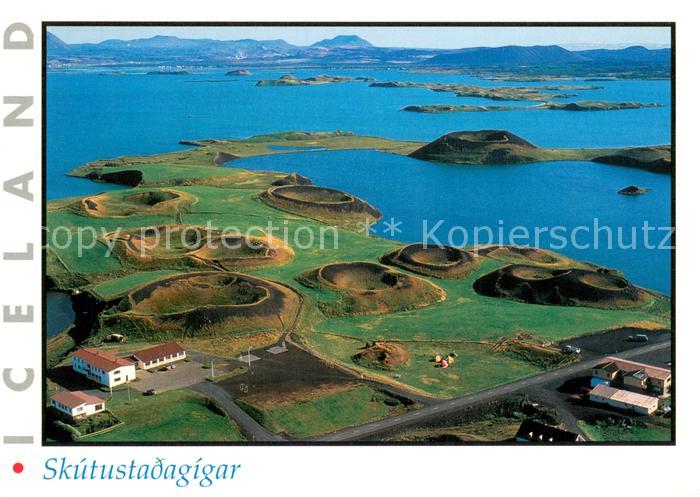 Skutustadagigar Iceland Kraterlandschaft Myvatn See