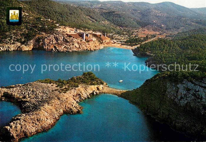 Ibiza Islas Baleares Isla Blanca vista aérea