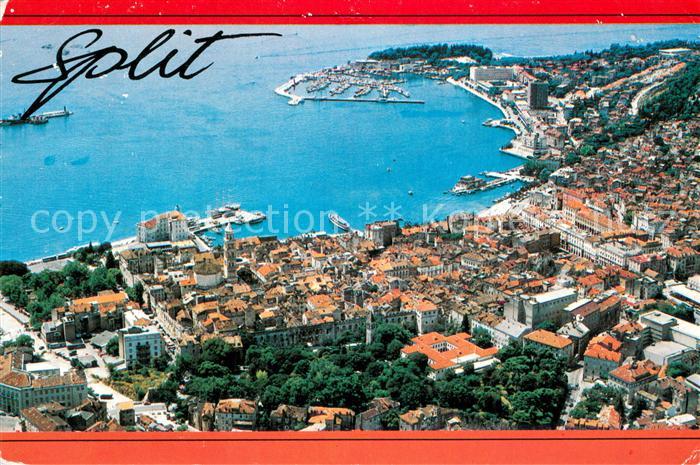Split Spalato Panorama Kuestenort