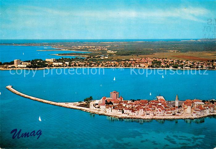Umag Umago Istrien Panorama Kuestenort Halbinsel