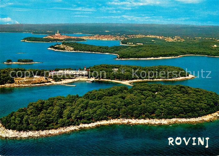 Rovinj Rovigno Istrien Kuestenort Inseln